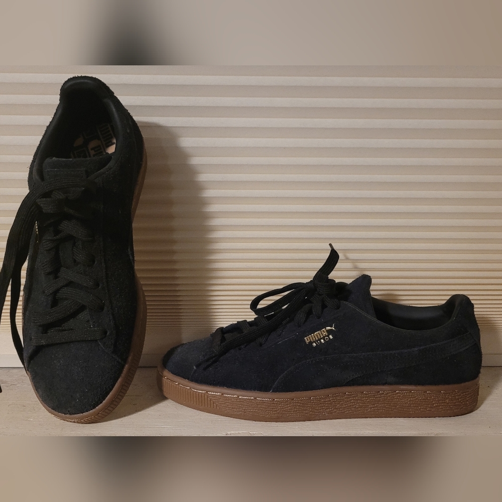 PUMA suede classic XXI sneakers like NEW, black 6 - 8